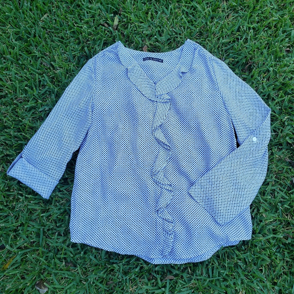 Zac & Rachel blouse, S, Sun & Star pattern.